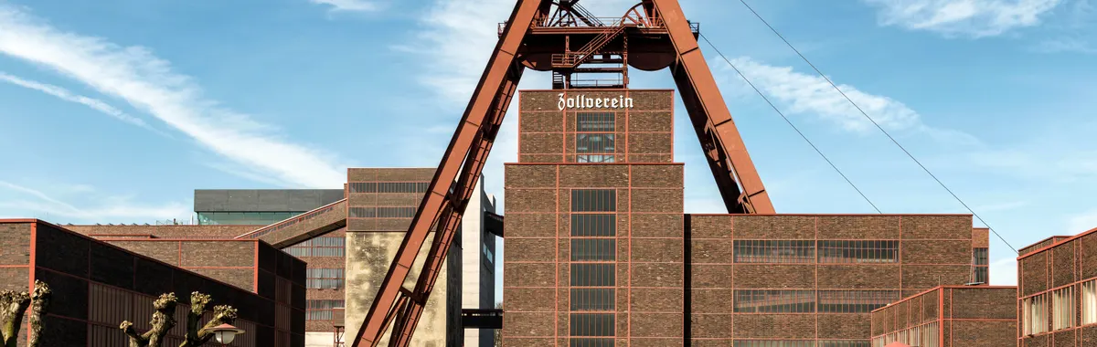 Zollverein Coal Mine, Essen, Germany, showcases industrial heritage and historic architecture.